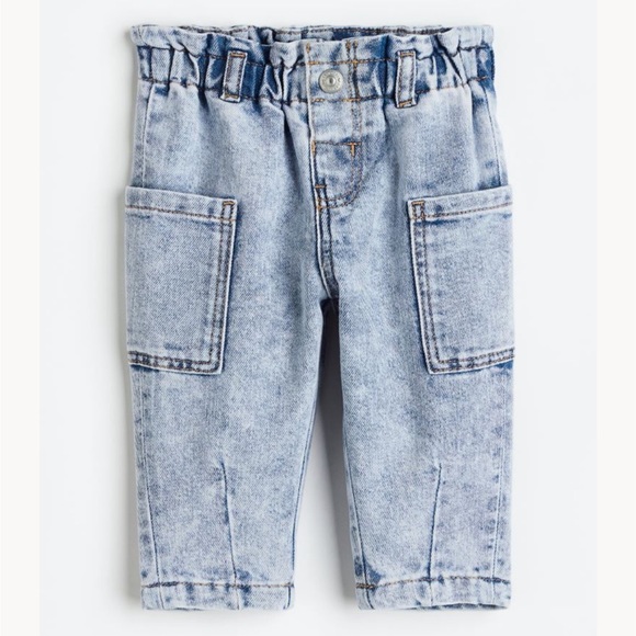 12M H&M paper bag denim jeans - Picture 1 of 3